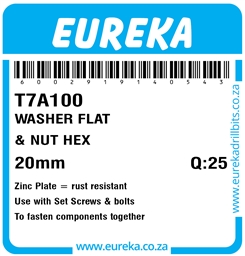 T7A100 - Washer & Hex Nut -T7A100_Label_T